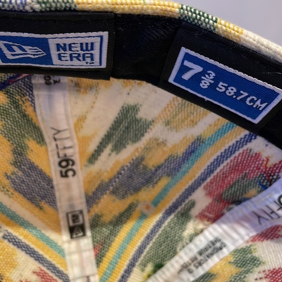 RARE!! Miami, Florida Cap, MIA,, Aztec, Navajo cotton print, fitted, 7 3/8 - Picture 11 of 12